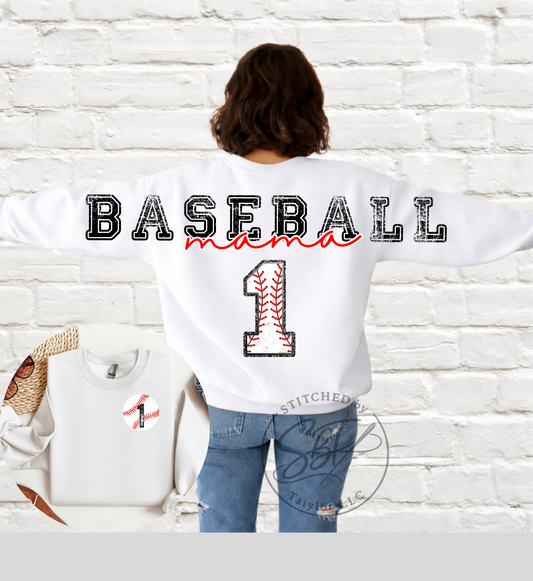 Personalized Custom Baseball Big Back Printed Shirt