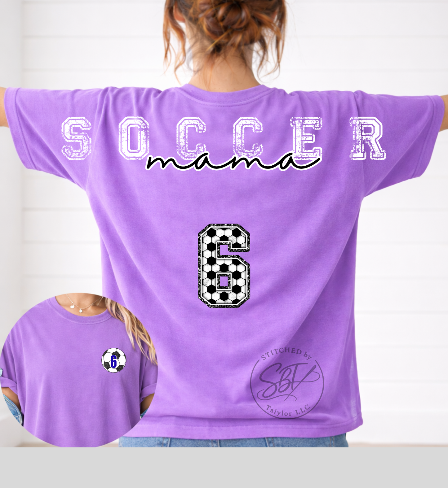 Personalized Custom Soccer Big Back Printed Shirt