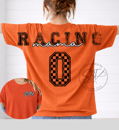 Personalized Custom Racing Big Back Printed Shirt
