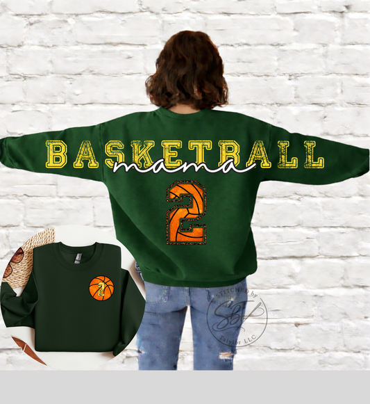 Personalized Custom Basketball Big Back Printed Shirt