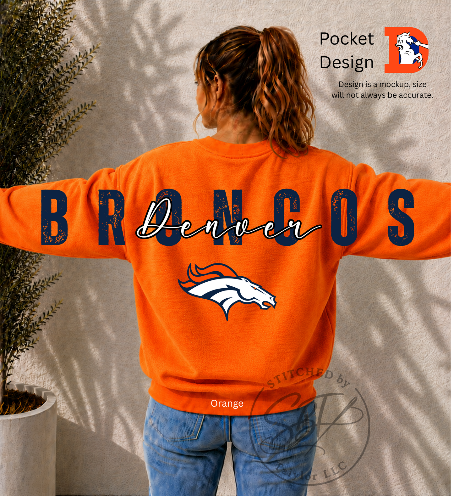 DB Football Big Back Printed Crewneck