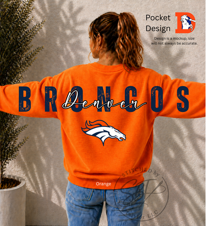 DB Football Big Back Printed Crewneck