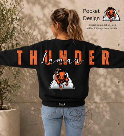 Thunder Big Back Printed Crewneck