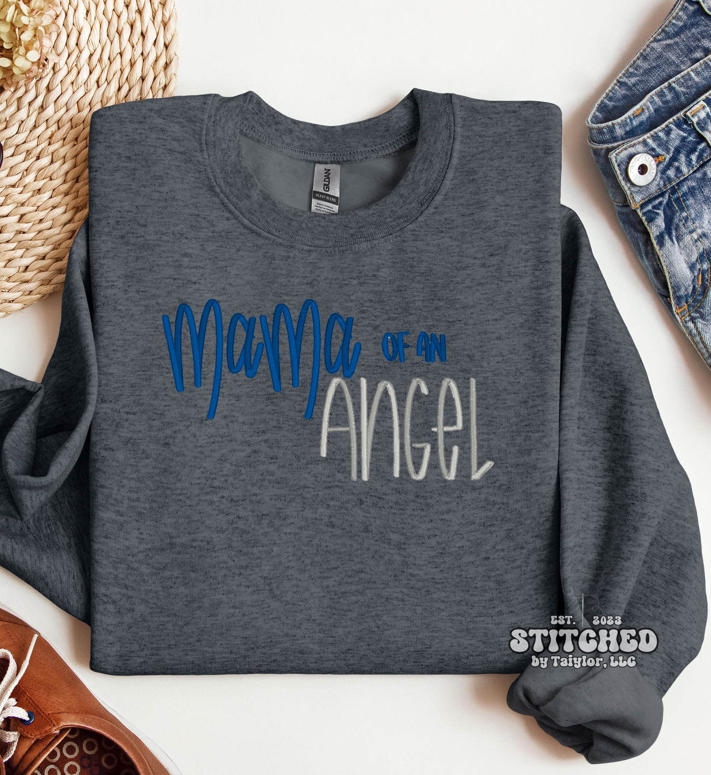 Mama of an Angel - EMBROIDERED