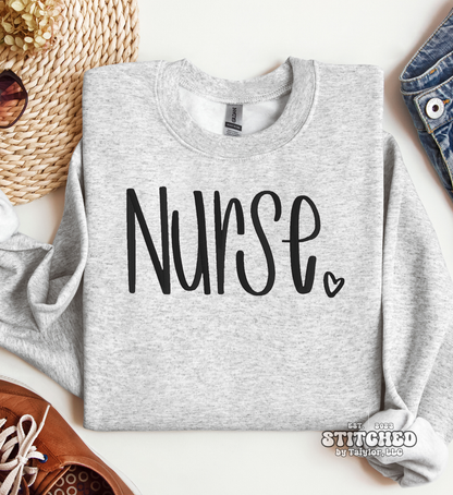 Nurse heart - EMBROIDERED