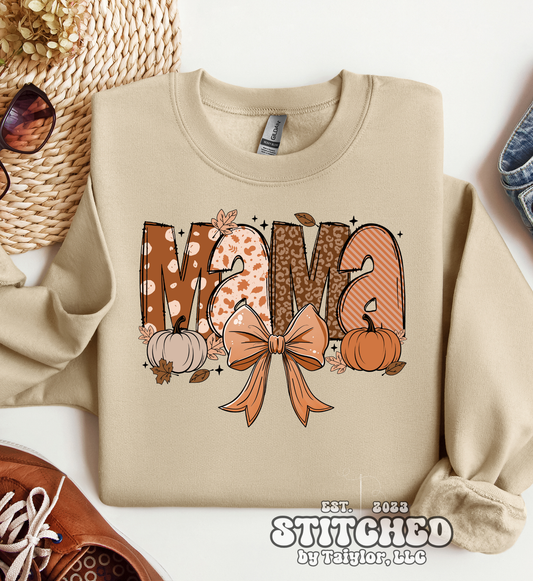 Fall Mama Bow (printed)