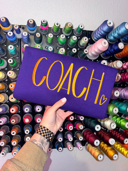 coach heart - EMBROIDERED