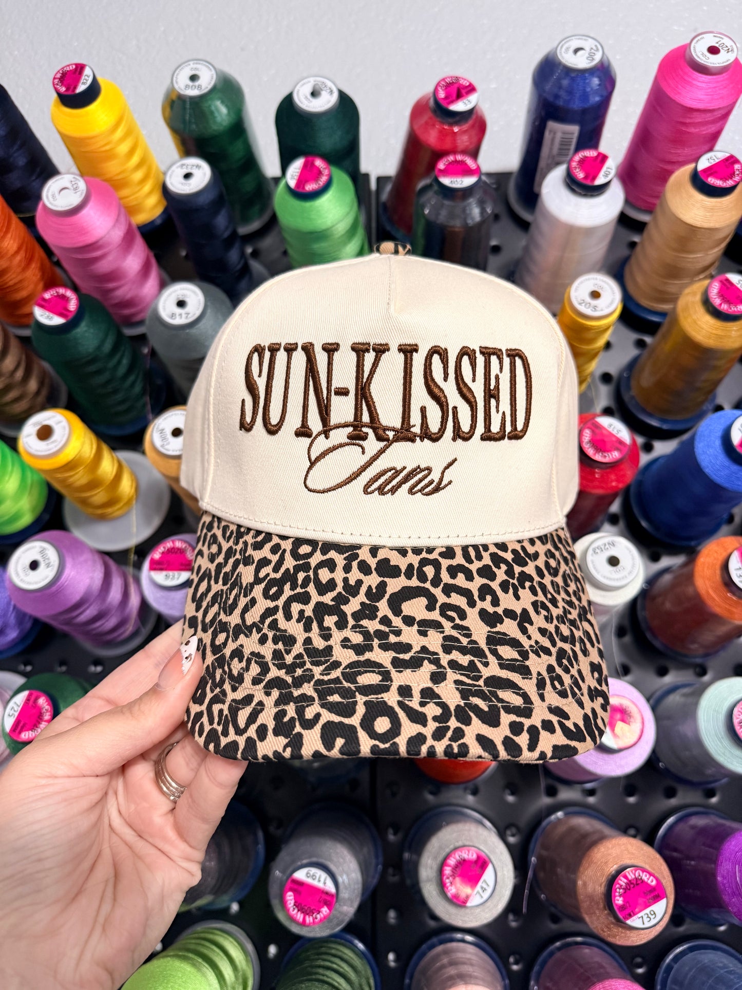 Cheetah Trucker Hat | Embroidered