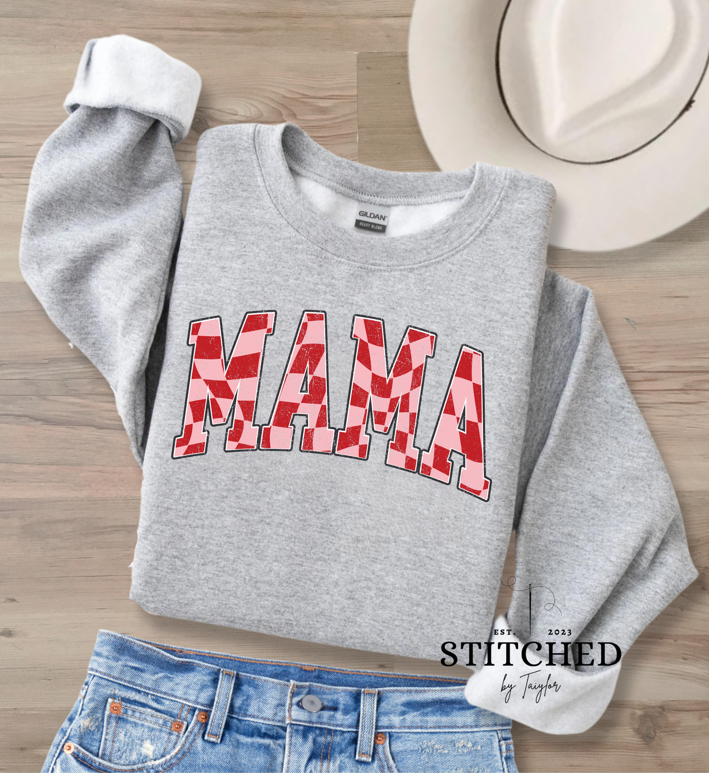 MAMA red & pink (printed)