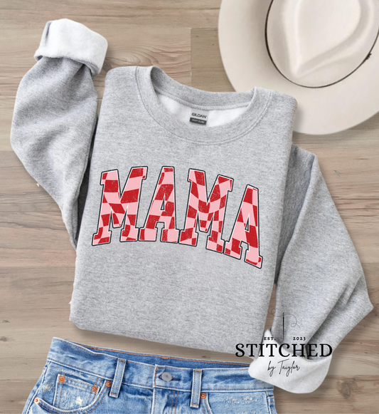 MAMA red & pink (printed)