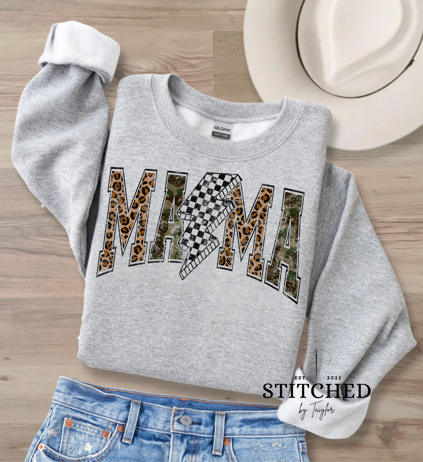 Cheetah & Camo MAMA (printed)