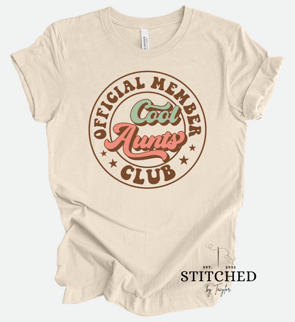 Official Member - Cool Aunts Club (printed)