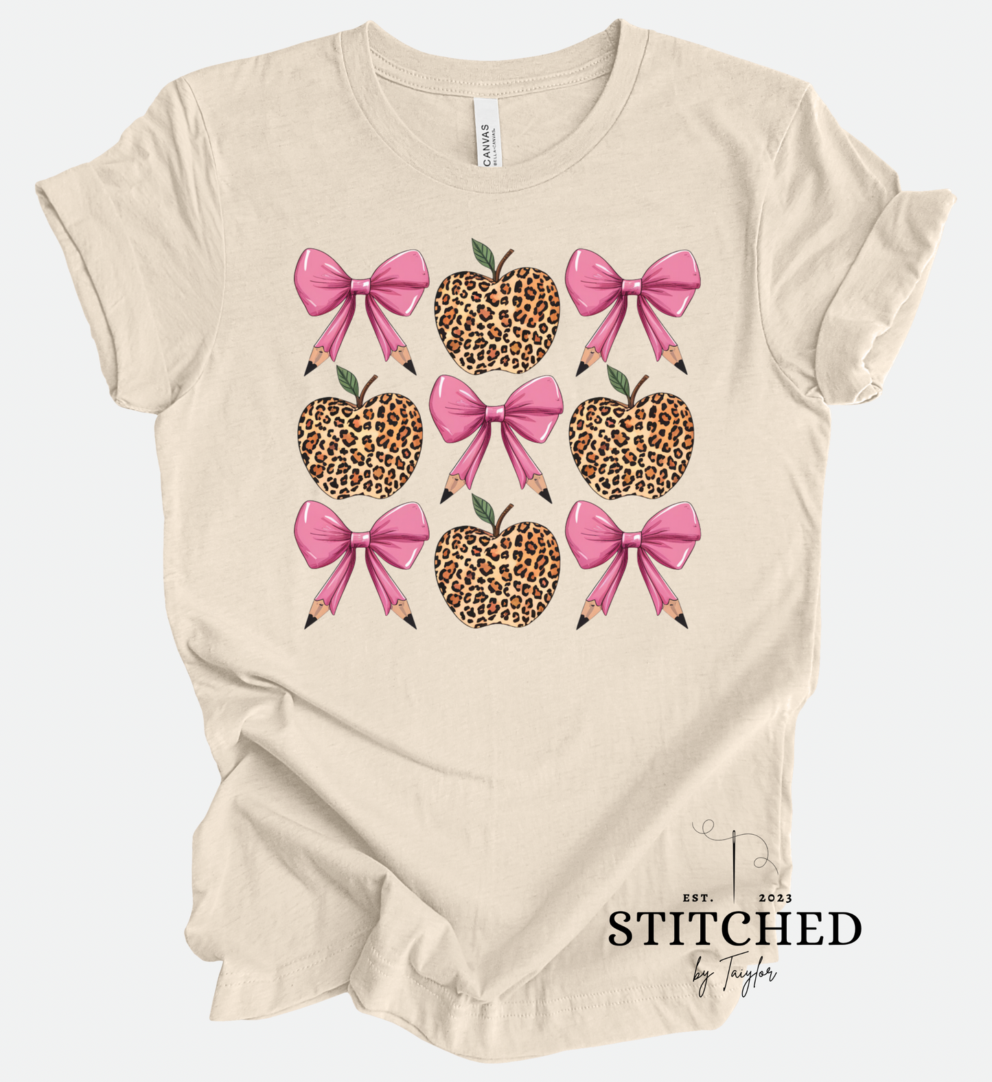 Pencil Bows and Apples (printed)
