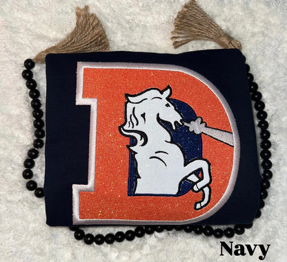 Old School DB Glitter Logo - Embroidered