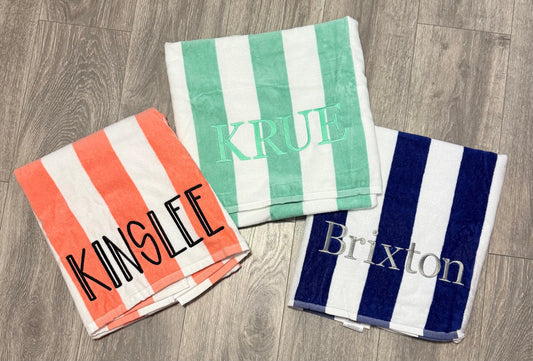 Custom Name Towel | Embroidered Towel