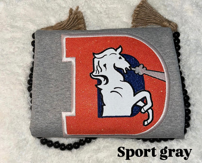 Old School DB Glitter Logo - Embroidered