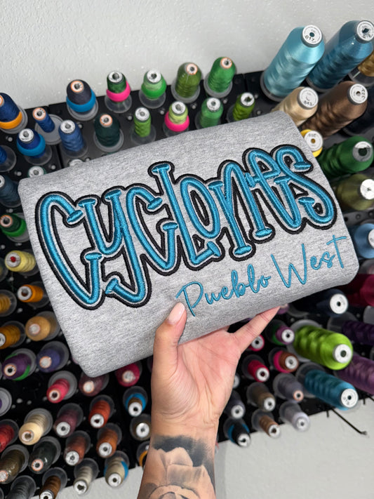 CYCLONES PUFF - Embroidered