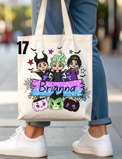 Halloween Trick-Or-Treat Bag - 46 designs (white)