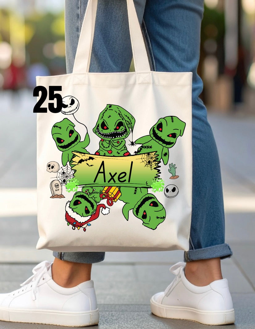 Halloween Trick-Or-Treat Bag - 46 designs (white)