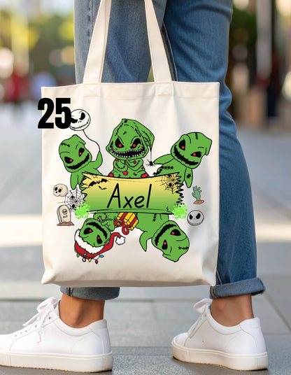 Halloween Trick-Or-Treat Bag - 46 designs (white)