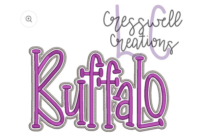 BUFFALO PUFF - Embroidered