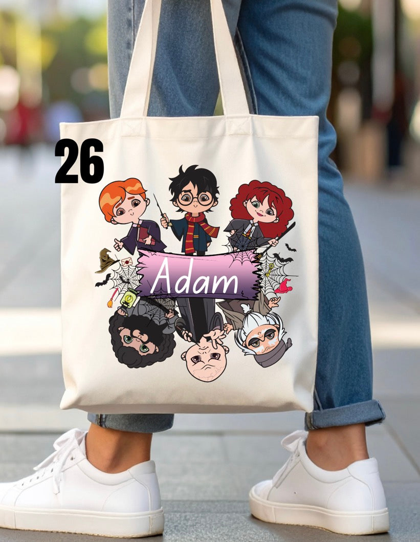 Halloween Trick-Or-Treat Bag - 46 designs (white)