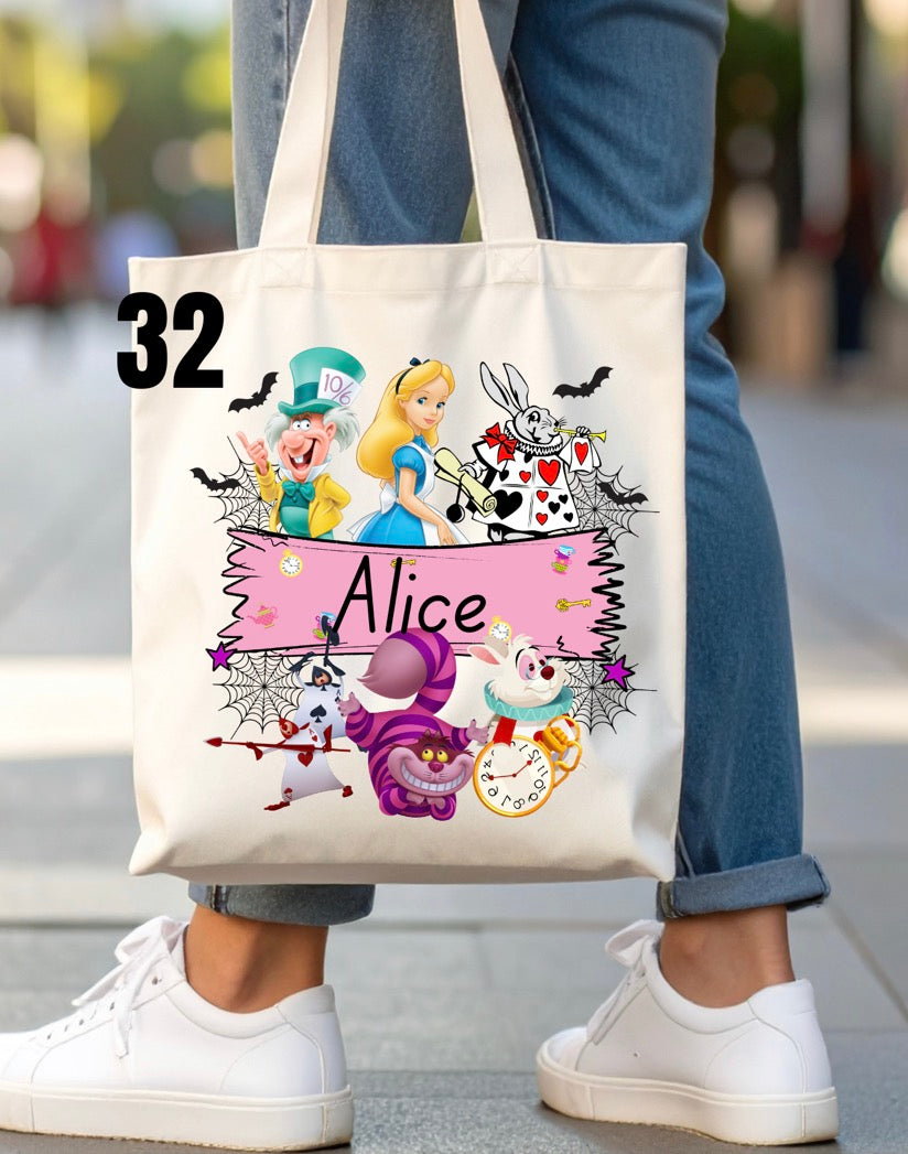 Halloween Trick-Or-Treat Bag - 46 designs (white)