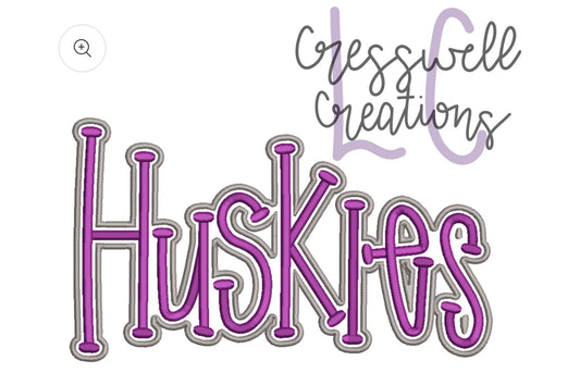 HUSKIES PUFF - Embroidered