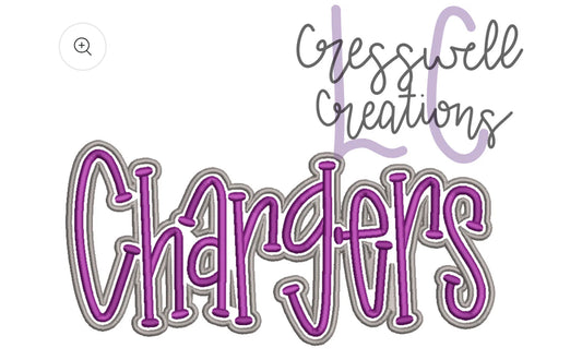 CHARGERS PUFF - Embroidered