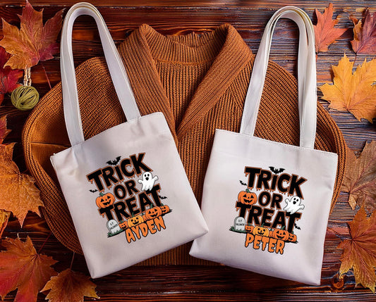 Halloween Trick-Or-Treat Bag 4 (white)