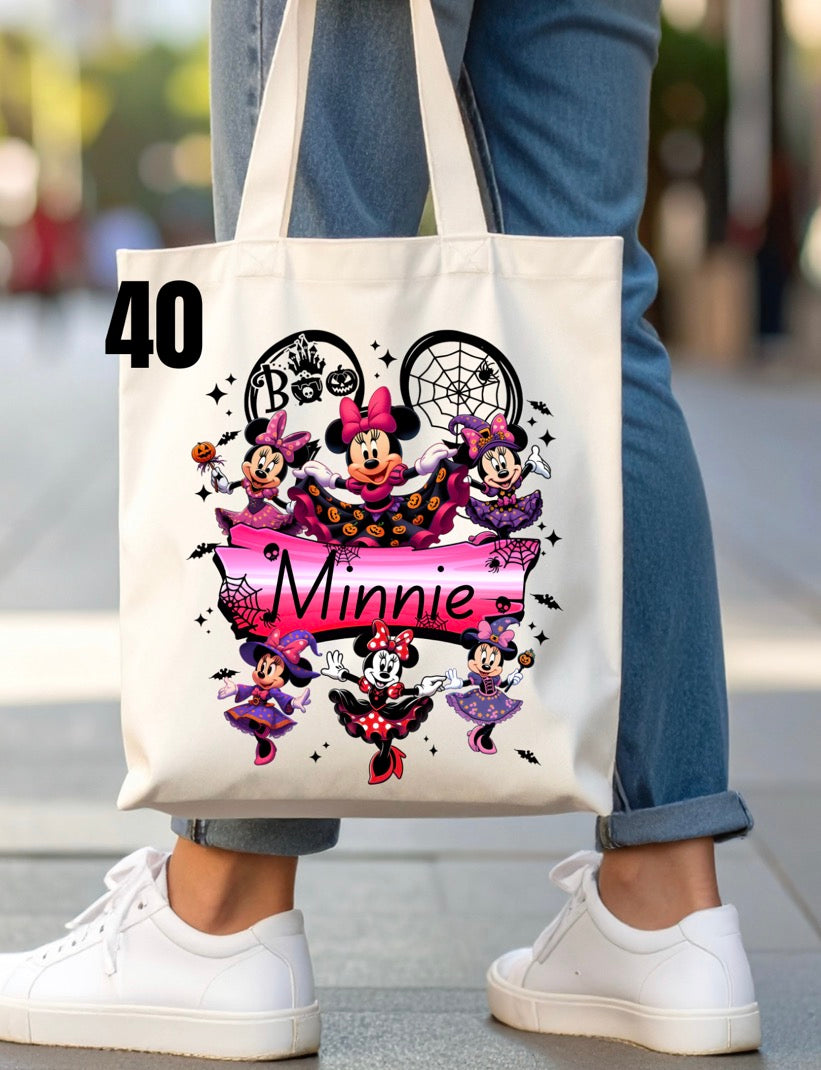 Halloween Trick-Or-Treat Bag - 46 designs (white)