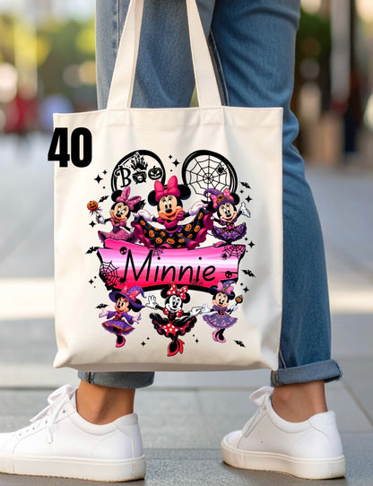Halloween Trick-Or-Treat Bag - 46 designs (white)