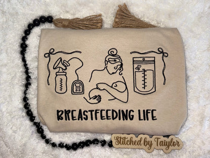 Breastfeeding Life Icons - Embroidered