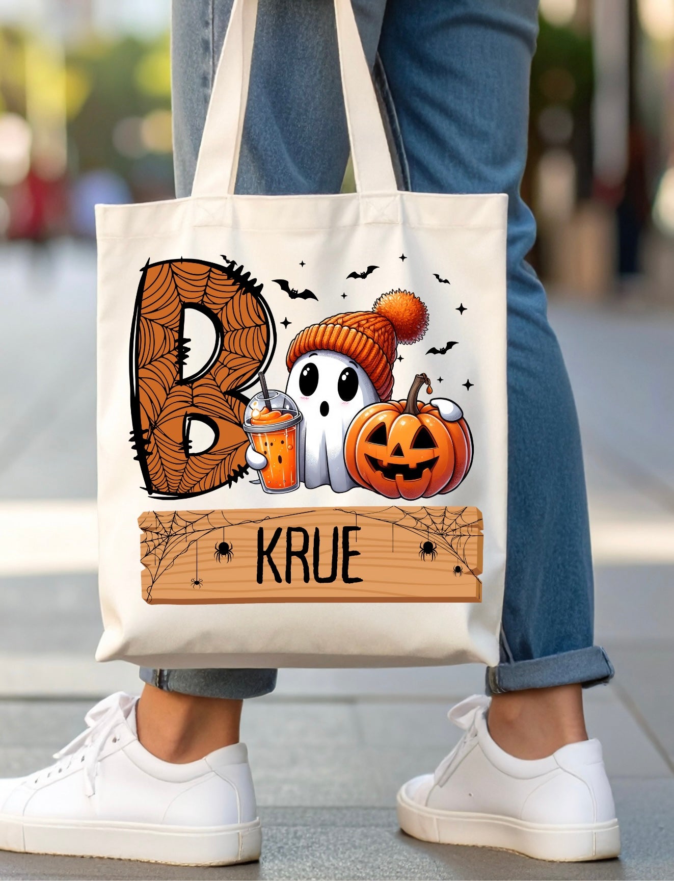 Halloween Trick-Or-Treat Bag 5 (white)