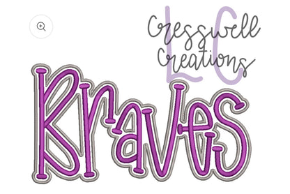 BRAVES PUFF - Embroidered