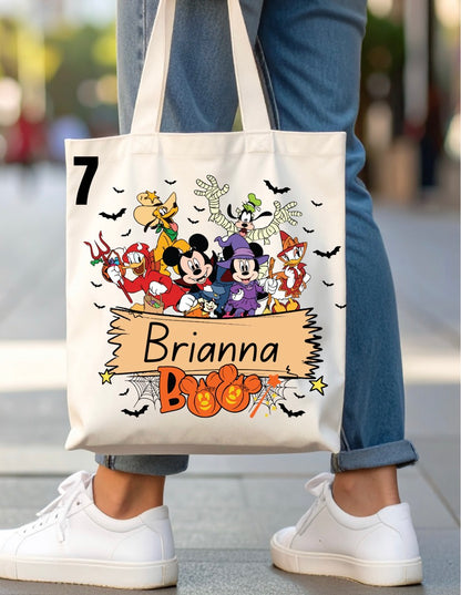 Halloween Trick-Or-Treat Bag - 46 designs (white)