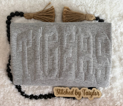 Single Tone TIGERS Crewneck - Embroidered