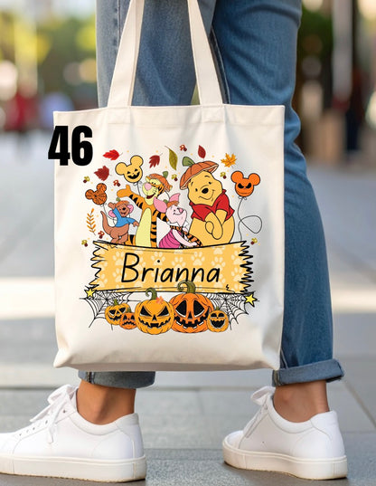 Halloween Trick-Or-Treat Bag - 46 designs (white)