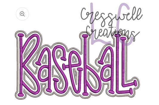 BASEBALL PUFF - Embroidered