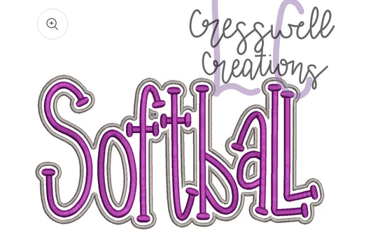 SOFTBALL PUFF - Embroidered