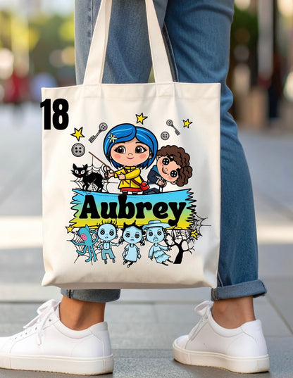 Halloween Trick-Or-Treat Bag - 46 designs (white)