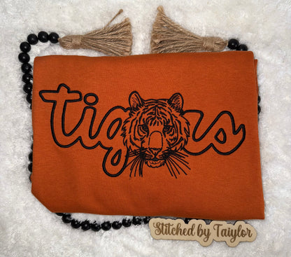 Cursive Tigers - Embroidered
