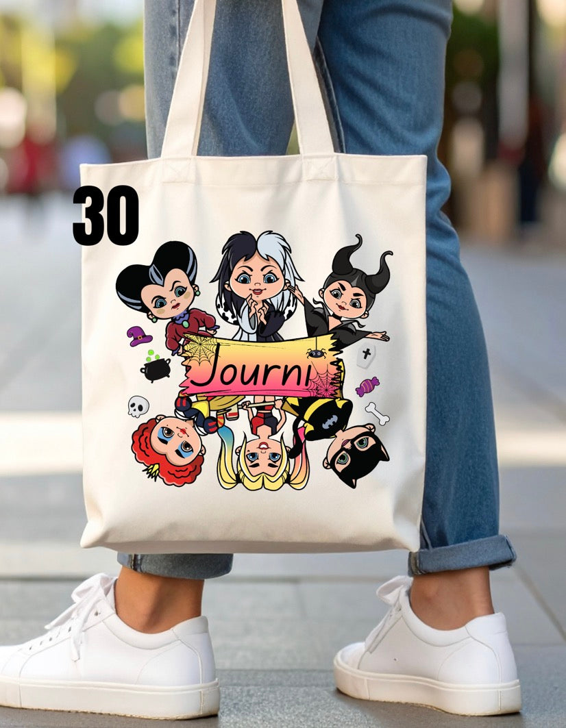 Halloween Trick-Or-Treat Bag - 46 designs (white)
