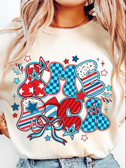 AMERICA Fun Print Tee (printed)