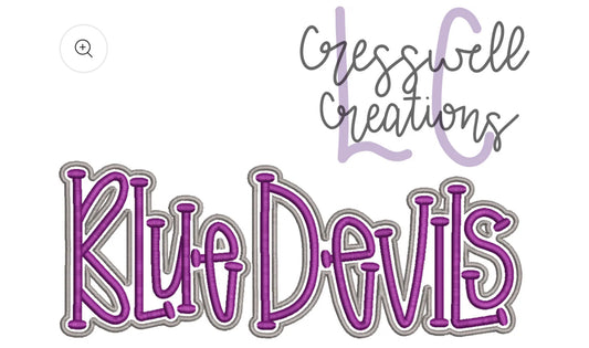 BLUE DEVILS PUFF - Embroidered