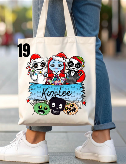 Halloween Trick-Or-Treat Bag - 46 designs (white)
