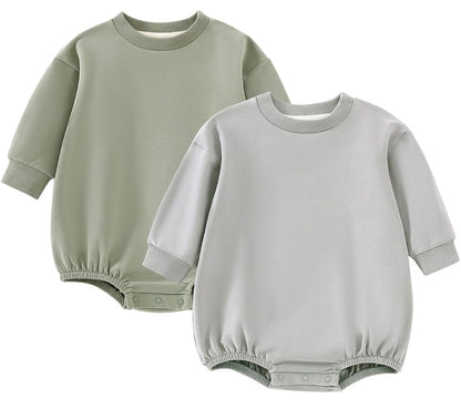 Infant Bubble Romper with Name - Embroidered