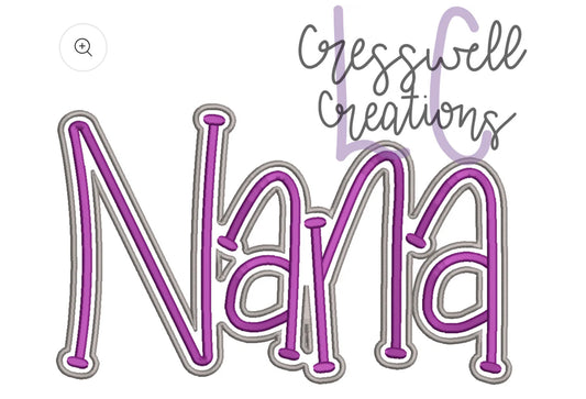 NANA PUFF - Embroidered