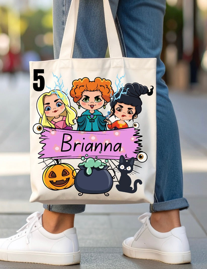 Halloween Trick-Or-Treat Bag - 46 designs (white)