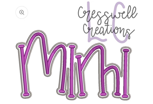 MIMI PUFF - Embroidered